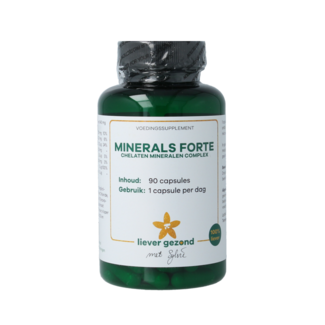 Liever Gezond Complesso di Minerali Chelati Liever Gezond Minerals 90 Capsule Vegetariane