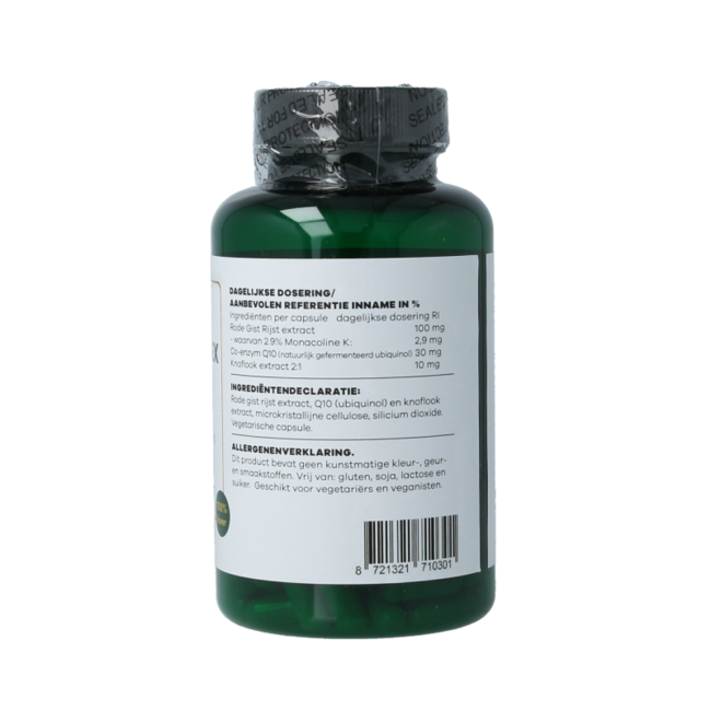 Liever Gezond Rode gist rijst complex Q10 60 Vegetarische capsules