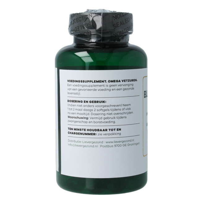 Liever Gezond Aceite de Comino Negro 90 Cápsulas Vegetales