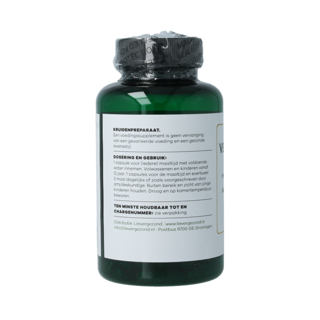 Liever Gezond Cápsulas de semillas de hinojo fennel seed 100 Cápsulas vegetarianas