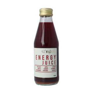 G'nger G'nger Energy zumo de verduras 75% verdura y guaraná 200 mililitros