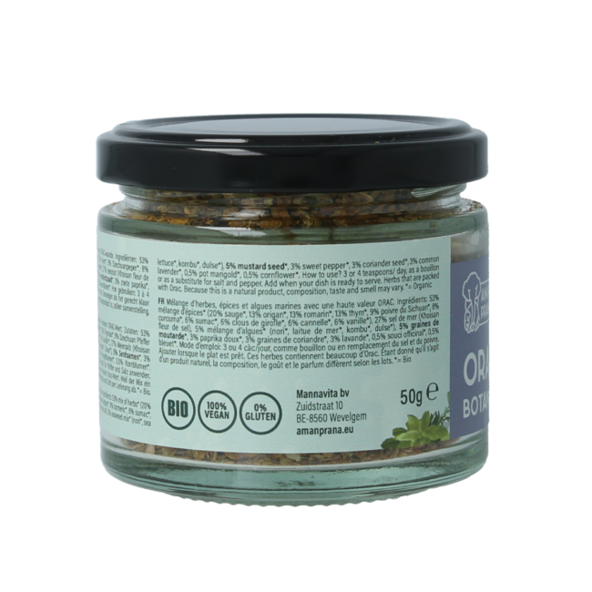 Amanprana Orac botanico mix organic 50 Gram