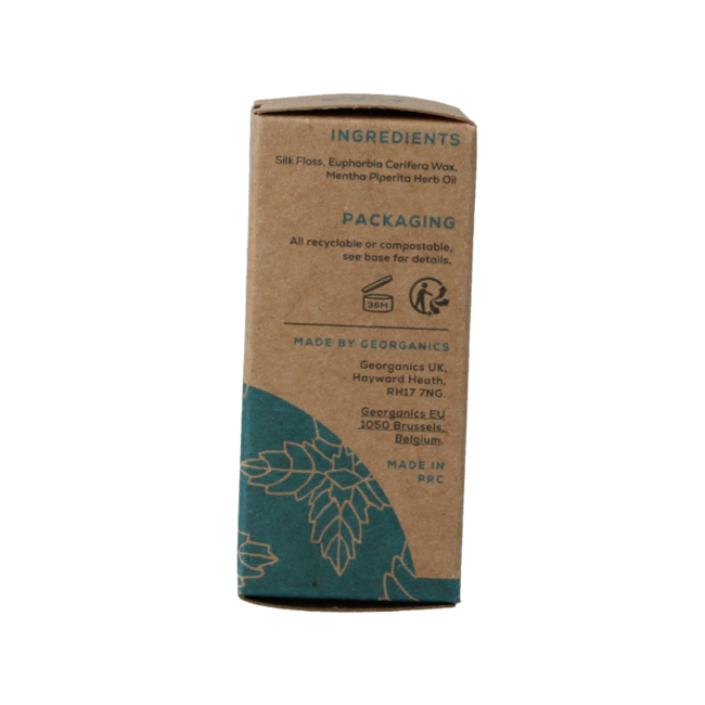 Georganics Dental floss English peppermint 30 metres 1 piece