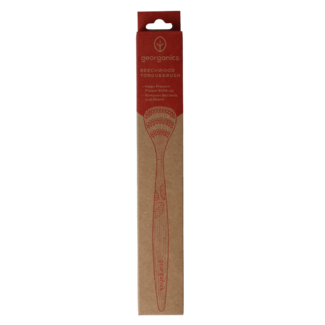 Georganics Tongue brush medium beechwood 1 Piece