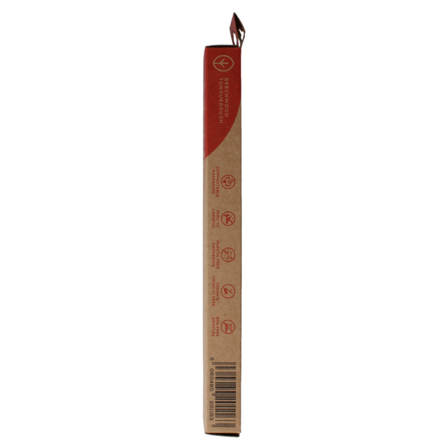 Tongue brush medium beechwood 1 Piece