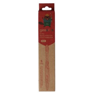 Georganics Georganics Cepillo de dientes infantil madera de haya 1 unidad