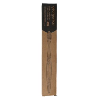 Georganics Georganics Cepillo de dientes suave de madera de haya 1 unidad