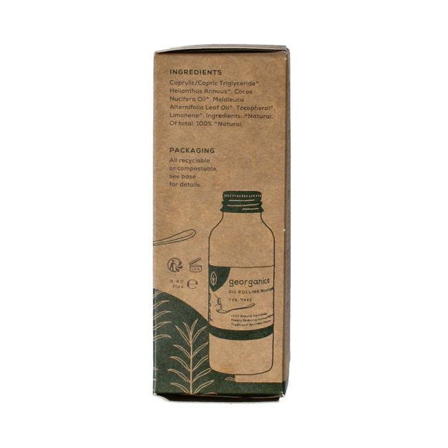 Mundspülung Ölziehen Teebaum 100 Milliliter