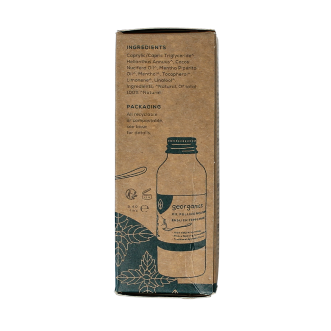 Mundwasser Oil Pulling Englische Pfefferminze 100 Milliliter