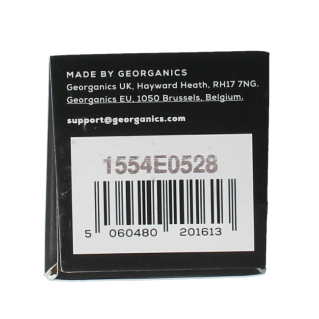 Georganics Fluor toothpaste charcoal tube 75 Milliliter