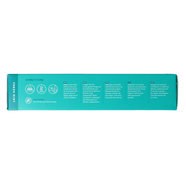 Georganics Fluor pasta de dientes menta fresca tubo 75 mililitros