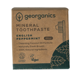 Georganics Georganics Mineral-rich toothpaste english peppermint 60 Milliliter