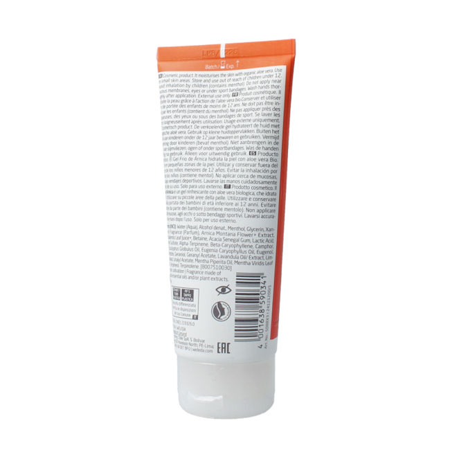 Arnica cooling gel bio 100 Millilitri