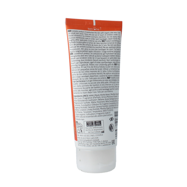 Gel de árnica efecto frío bio 100 mililitros