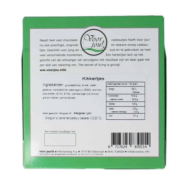 Heel veel opkikkertjes 140 Gram