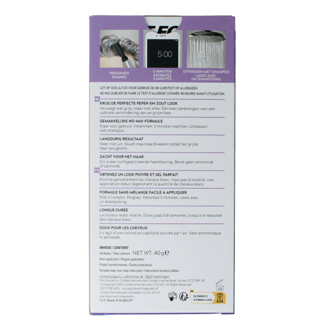 Just For Men Touch of Grey T-35 Châtain Moyen 40 g