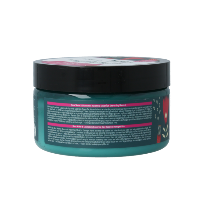 Masque capillaire Urban Care Kind rituals à l'eau de rose et camomille 230 millilitres