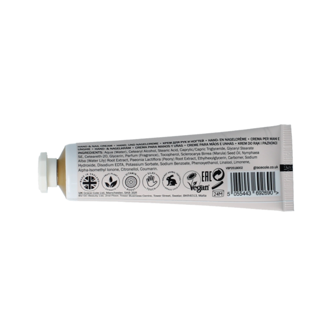 Grace Cole Vanilla Blush & Peony Hand- und Nagelcreme 30 Milliliter