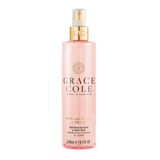 Grace Cole Grace Cole Vanilla Blush & Peony mgiełka do włosów i ciała 250 mililitrów
