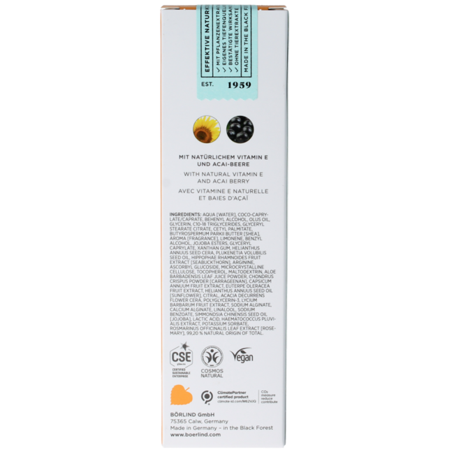 Borlind Vitamin mask bio 75 Milliliter