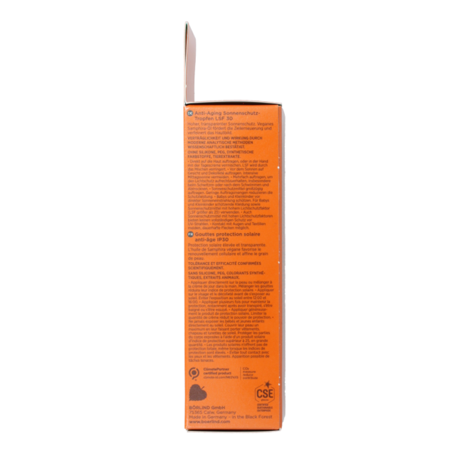 Borlind Sun drops SPF30 bio 30 Millilitres