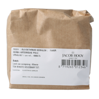 Jacob Hooy Jacob Hooy Bijvoetkruid gemalen 250 Gram