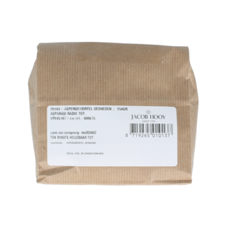 Jacob Hooy Jacob Hooy Aspergewortel gesneden 250 Gram