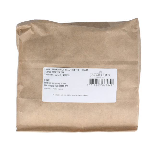 Jacob Hooy Fiori di Tagete interi 250 Grammi