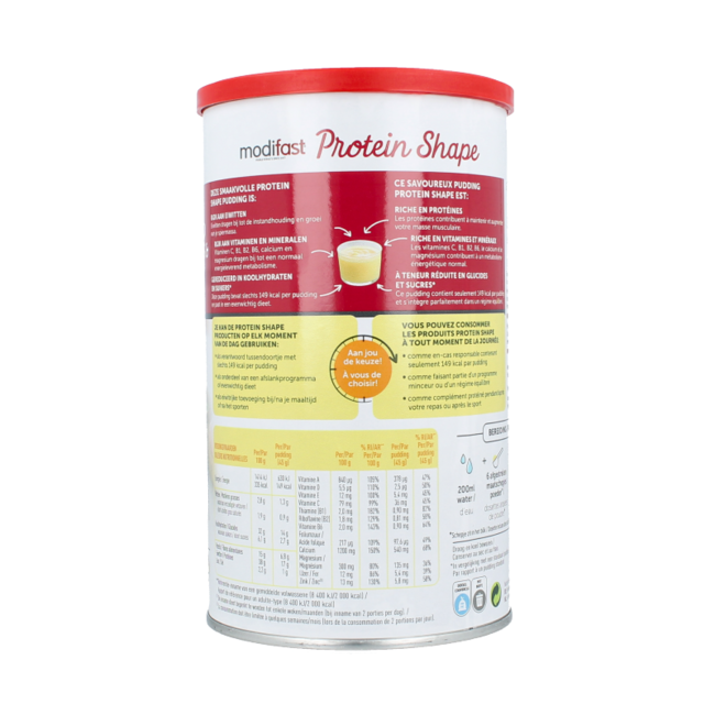 Modifast Proteine shape pudding vainilla 405 gramos