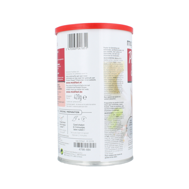 Modifast Proteine shape batido de fresa 420 gramos