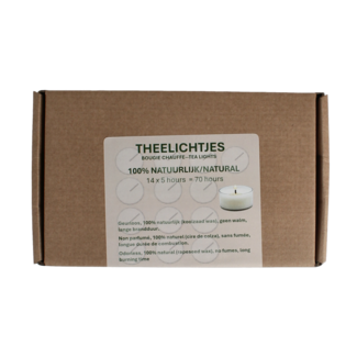 Soylites Natürliche Teelichter 14 Stück 1 Stück
