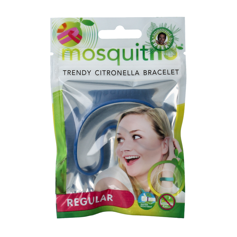 Mosquitno Braccialetto Mosquitno alla Citronella, modello Regular, 1 Pezzo