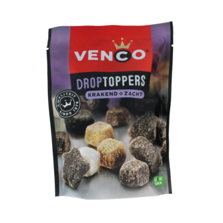 Venco Droptoppers crunchy and soft 215 Gram