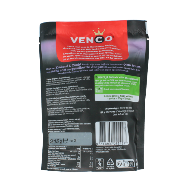 Droptoppers crujientes y blandos 215 Gramos