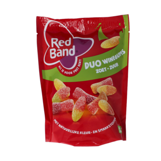 Red Band Red Band Winegums dúo dulce ácido 215 gramos