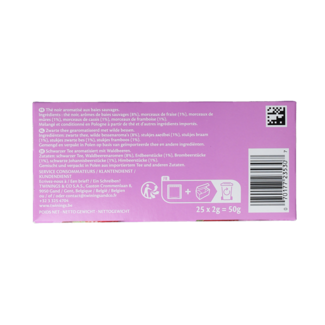 Wildberry tea 25 Zakjes