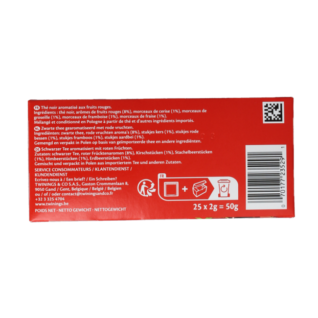 Red fruits tea 25 bags