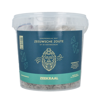Zeeuwsche Zoute Zeeuwsche Zoute Sal con salicornia en cubo 1 Kilogramo