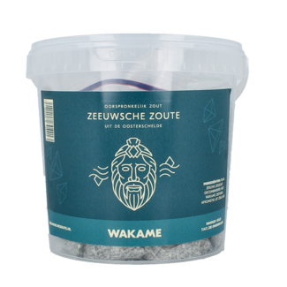 Zeeuwsche Zoute Zeeuwsche Zoute Zout met wakame in emmer 1 Kilogram