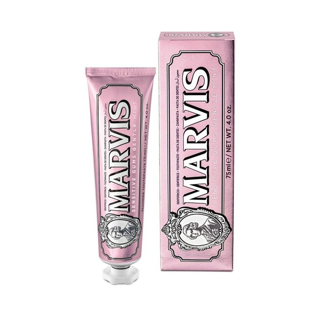 Marvis Pasta de dientes encías sensibles menta suave 75 mililitros