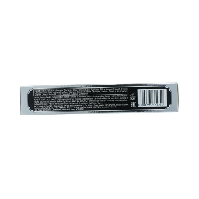 Marvis Toothpaste Amarelli Licorice 85 Millilitres