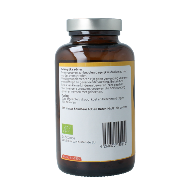 Cúrcuma + jengibre + piperina 500mg 300 Comprimidos