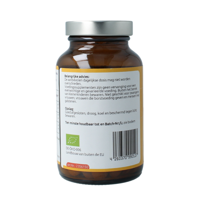 Cúrcuma + jengibre + piperina 500mg 150 Comprimidos