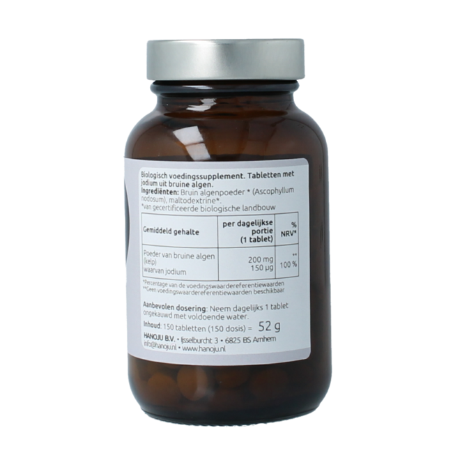 Hanoju Kelp orgánico 345mg 150 comprimidos