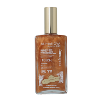 Alphanova Sun Alphanova Sun Olio secco scintillante bio 100 Millilitri