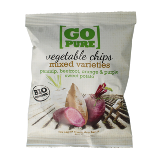 Go Pure Chipsy warzywne bio 40 gramów
