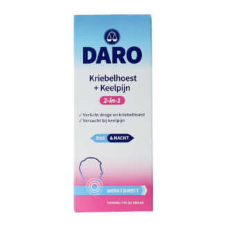 Daro Daro 2 in 1 Tickly Cough and Sore Throat 150 Millilitres