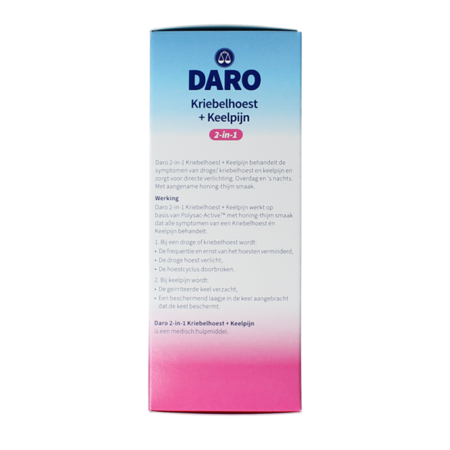 Daro 2 in 1 Tickly Cough and Sore Throat 150 Millilitres