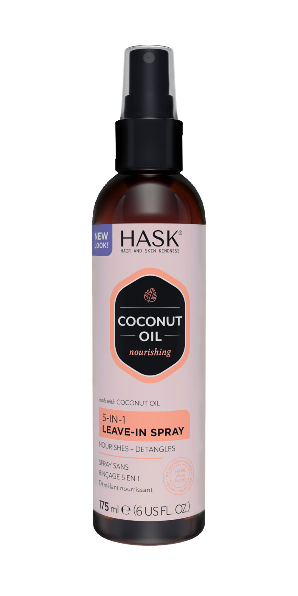HASK Coconut oil 5-in-1 leave in spray 175 Milliliter