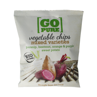 Go Pure Organic vegetable crisps 90g